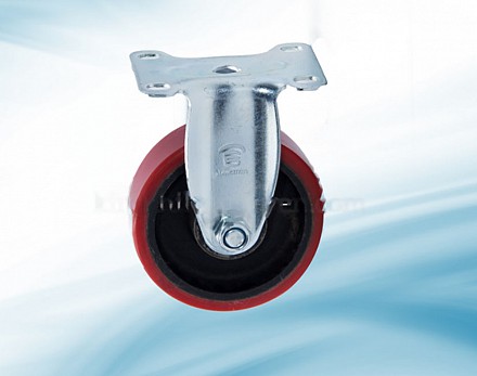 PUTN100.T : Bánh Pu cốt sắt tải nhẹ 10 cm tĩnh