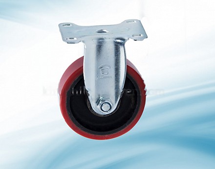 PUTN100.T : Bánh Pu cốt sắt tải nhẹ 10 cm tĩnh