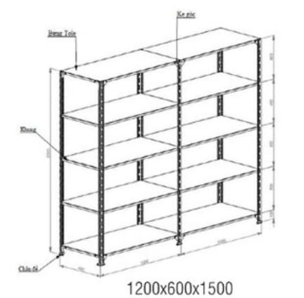 K 17: KỆ LẮP GHÉP ĐA NĂNG