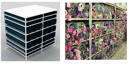 K 02: GIÁ ĐỂ CUỘN VẢI, NILON