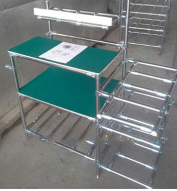 B 02: BÀN ỐNG INOX